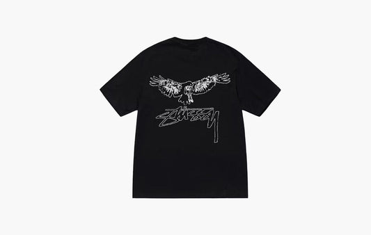 Stussy Wingspan Tee Black | The Sortage