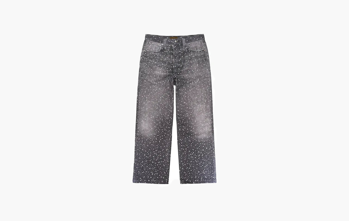 Diamond Denim Straight-Fit Jeans "Black"