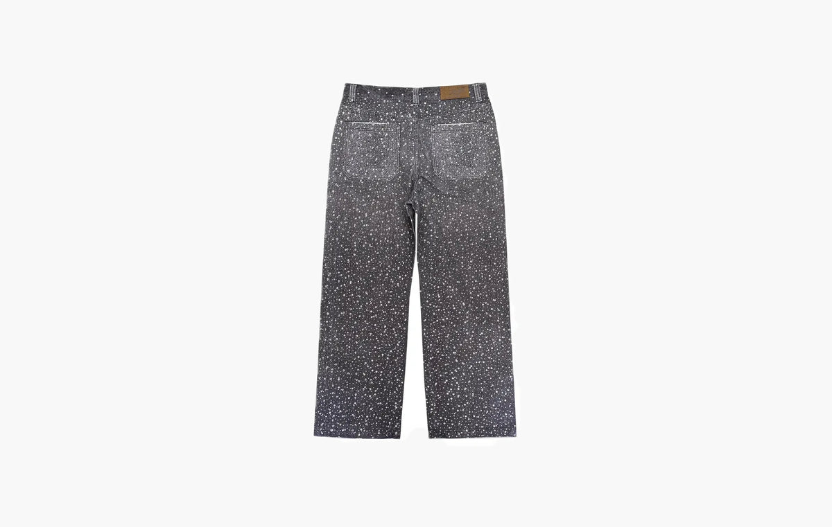 Diamond Denim Straight-Fit Jeans "Black"