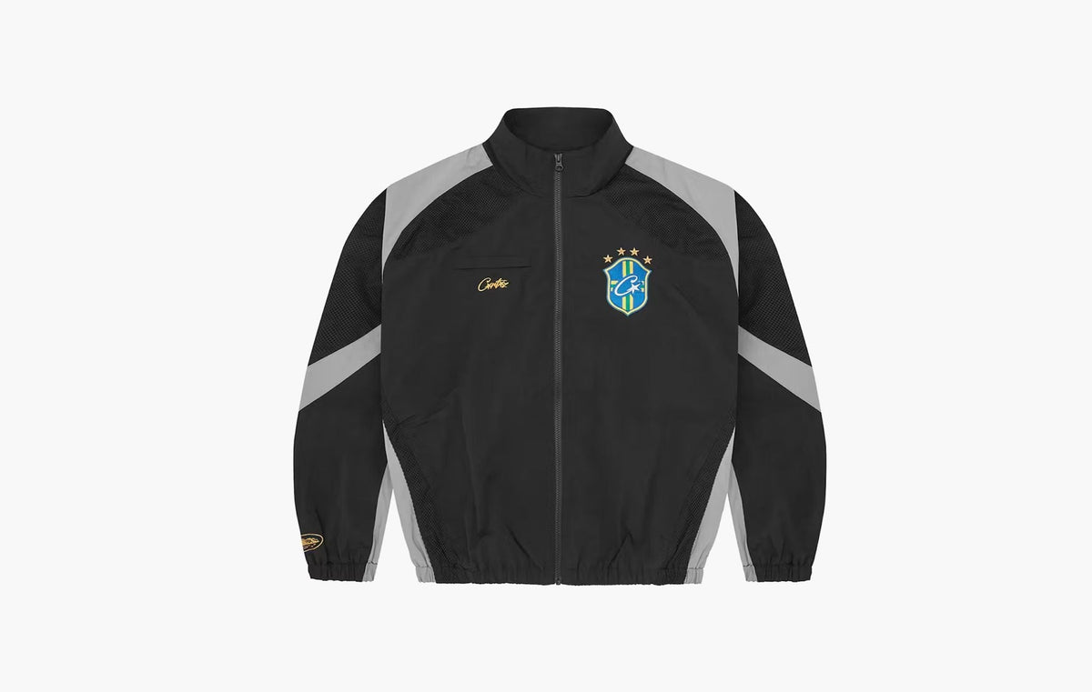 Corteiz Olympic Shuku Brasil Jacket Black | The Sortage