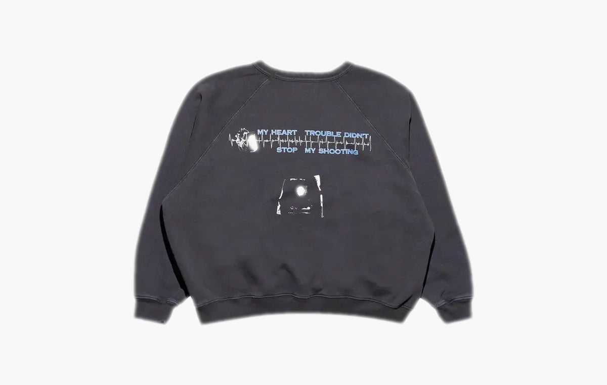 Sex Related Crimes Raglan Sweatshirt "Faded Black"