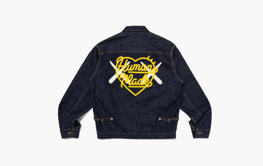 Human Made x KAWS Denim Work Jacket Indigo | The Sortage