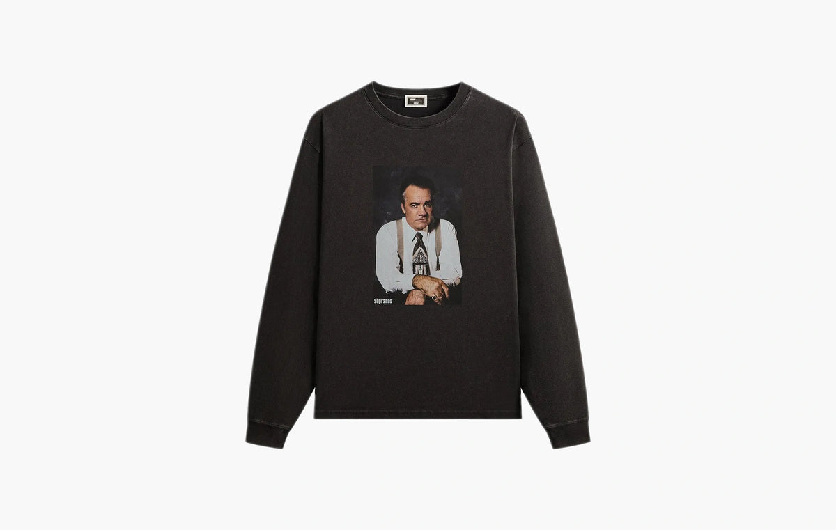 For The Sopranos Paulie Vintage Long Sleeve Tee "Black"