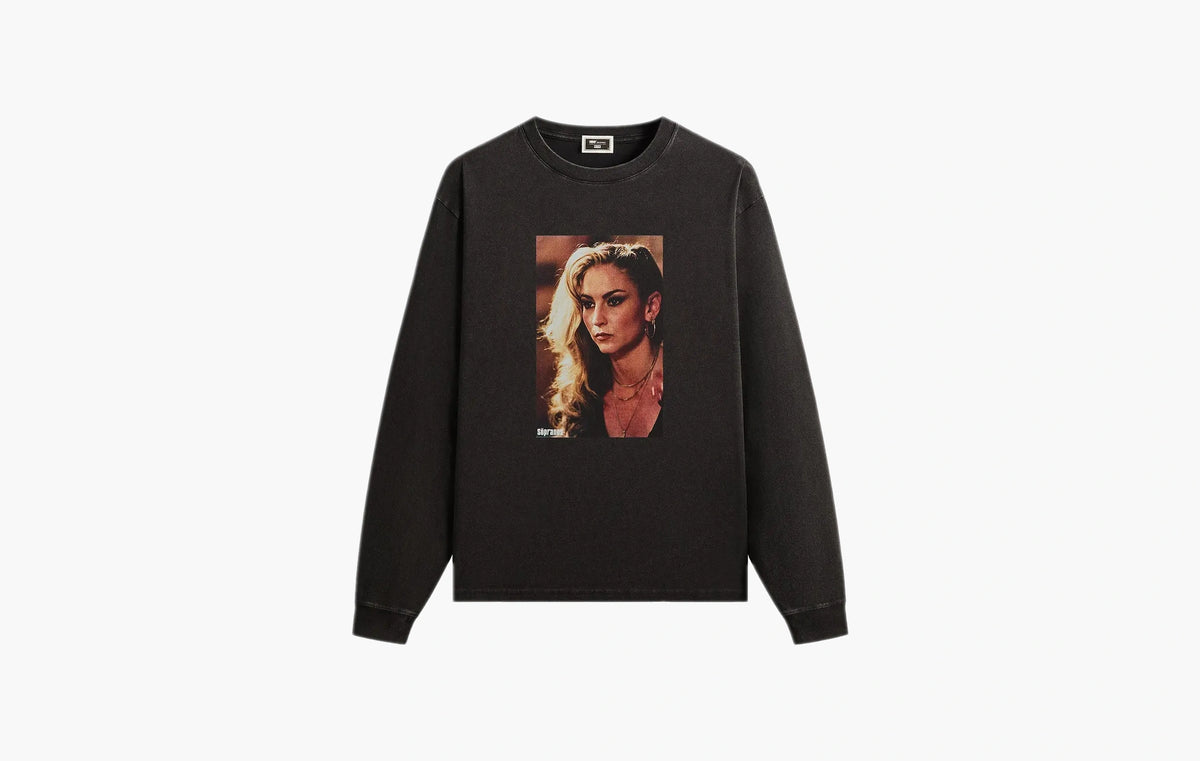 For The Sopranos Adriana Vintage Long Sleeve Tee "Black"
