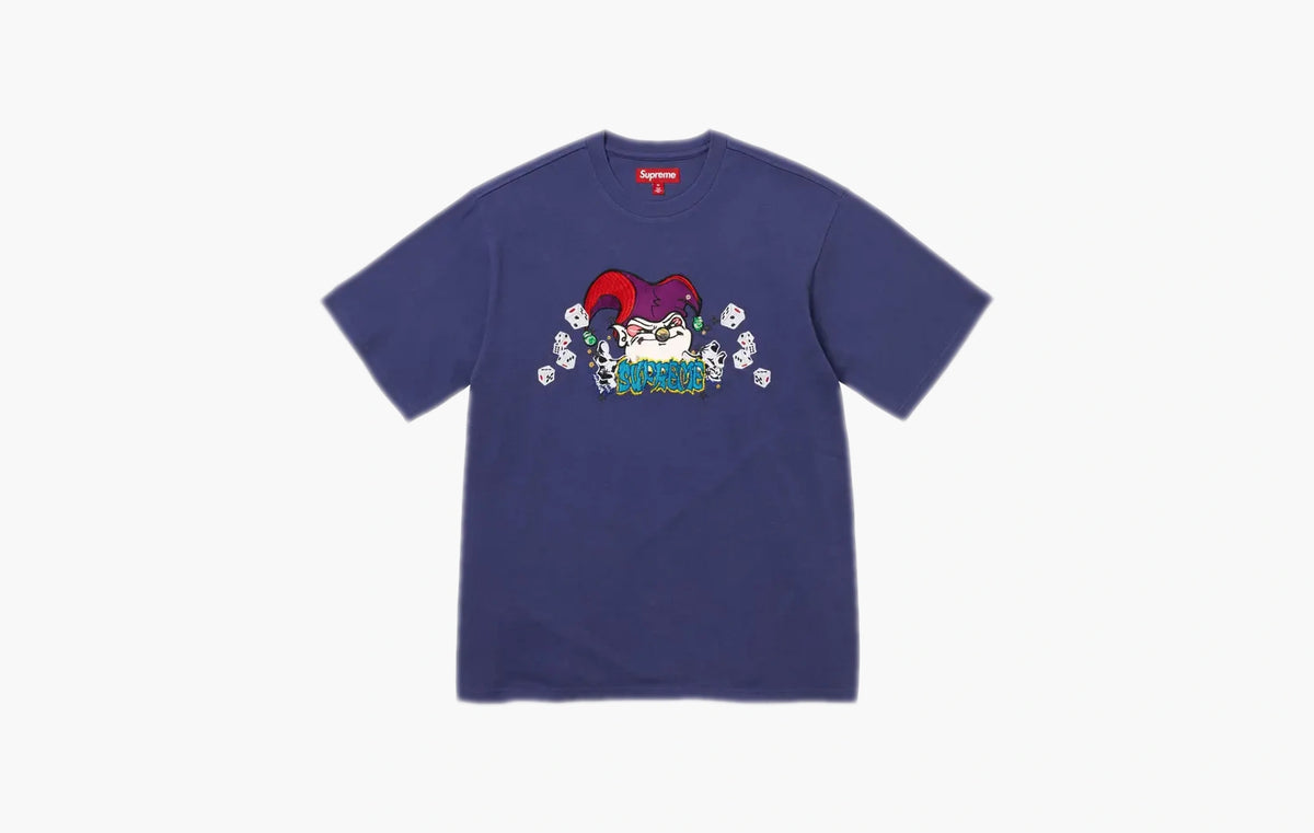 Aoi Jester Short-Sleeve Top "Washed Navy"