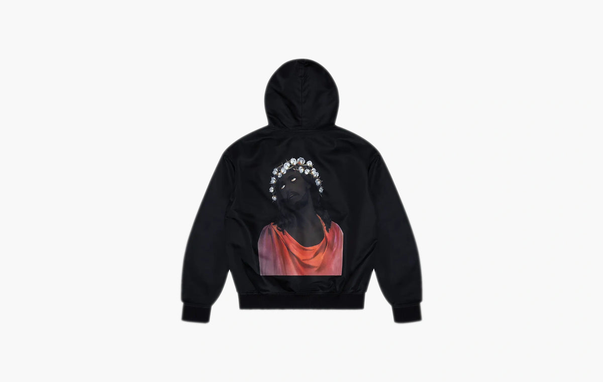 Crown Of Cotton & Madonna Reversible Zip Hoodie Black "Black"