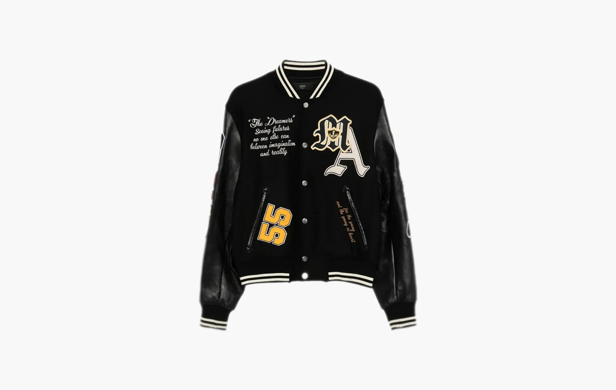 Varsity Patch Jacket "Black"