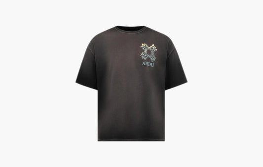 MA Quad Flames Tee "Black"