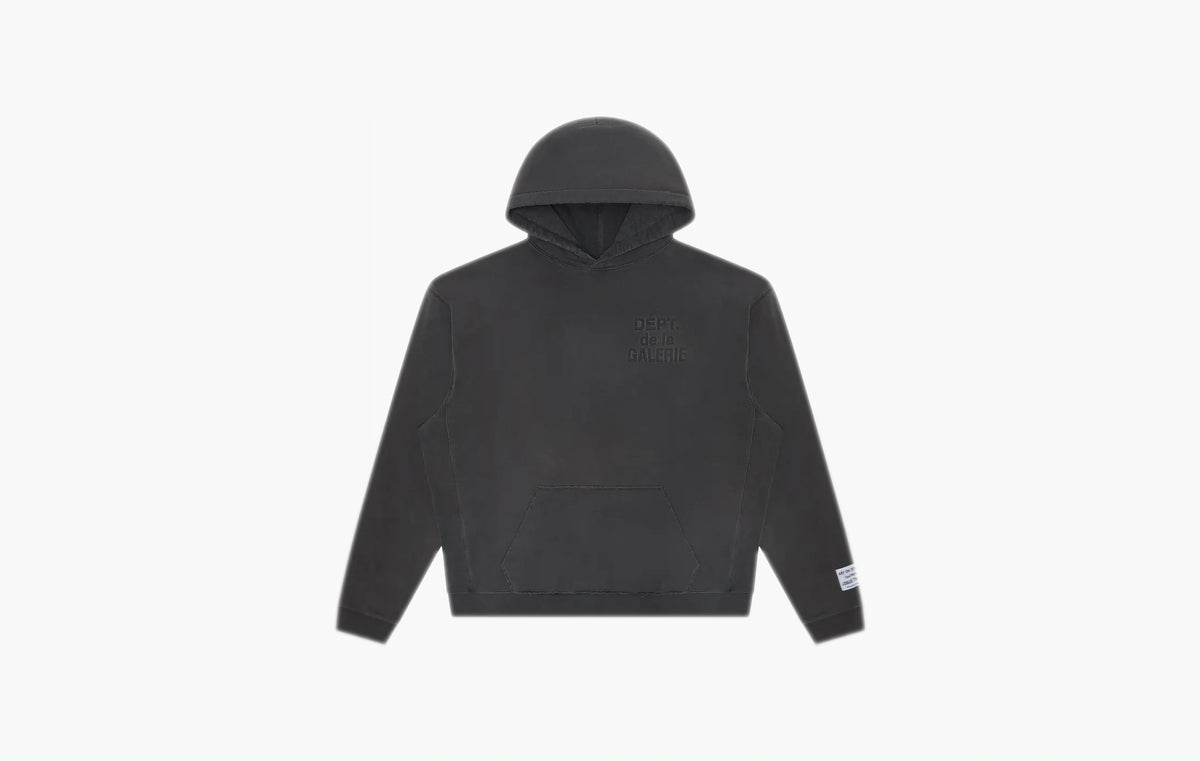 Embossed Hoodie "Graphite"