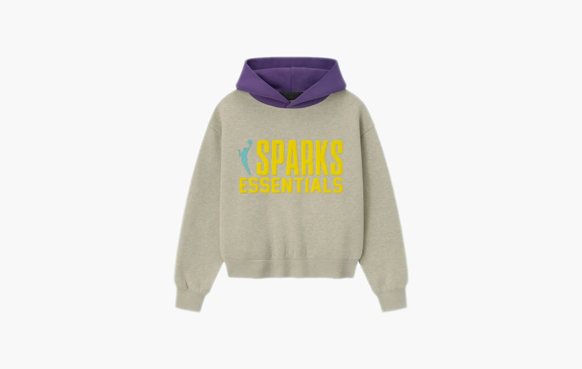 Essentials x NBA Sparks Classic Hoodie "Heather Stone/Purple Reign"