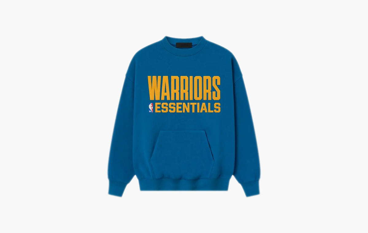 Essentials x NBA Warriors Sport Crewneck "Blue Sapphire"