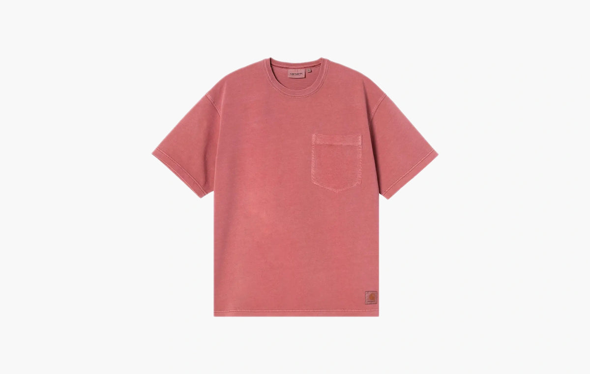 Short-Sleeve Torion Pocket T-Shirt "Marsala Grind Wash"
