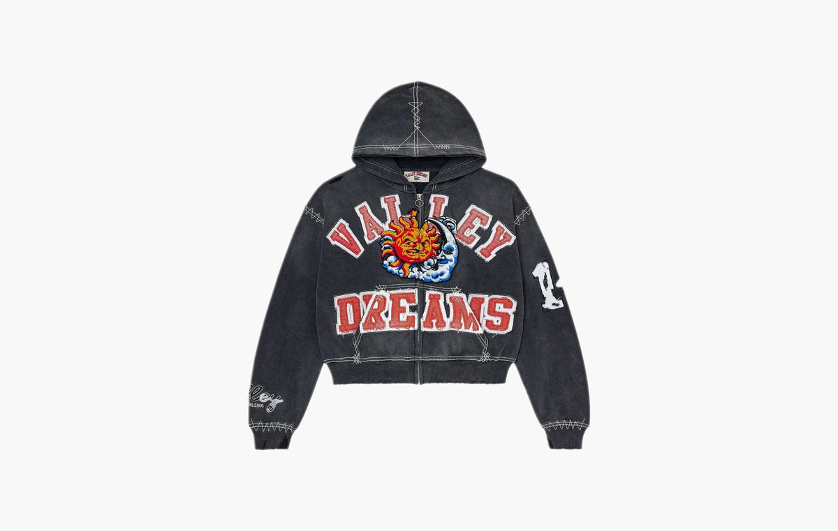 Sunny Zip Up "Black"