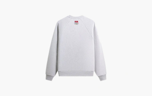 For Team USA Raglan Nelson Crewneck "Light Heather Grey"