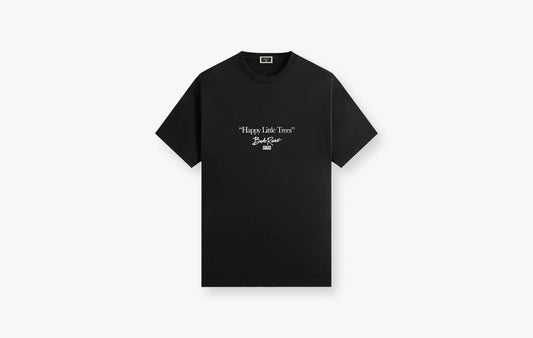 Bob Ross Happy Trees Quote Tee "Black"