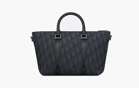 Dior Weekender 25 Black Dior Oblique Jacquard | The Sortage