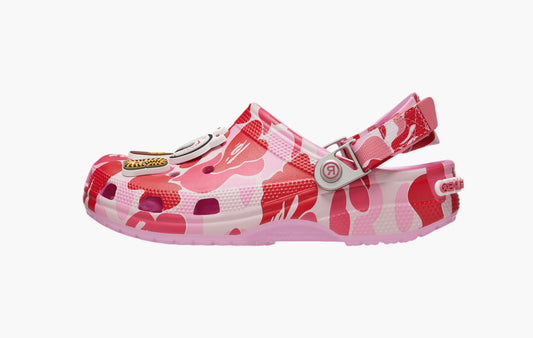Classic Clog A Bathing Ape ABC "Camo Pink"
