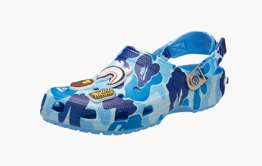 Classic Clog A Bathing Ape ABC "Camo Blue"