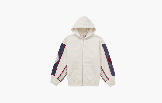 Supreme Martine Rose Towel Zip Up Hooded Sweatshirt White | The Sortage