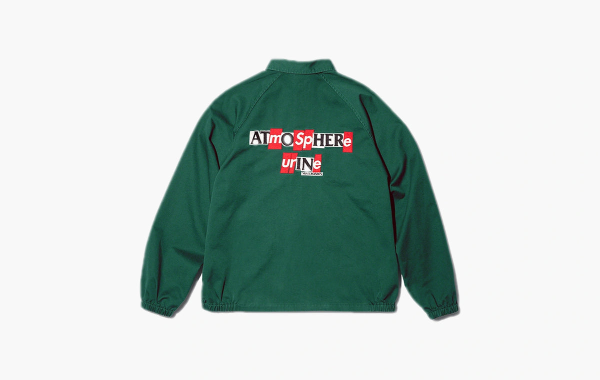 Snap Front Twill Jacket "Green"
