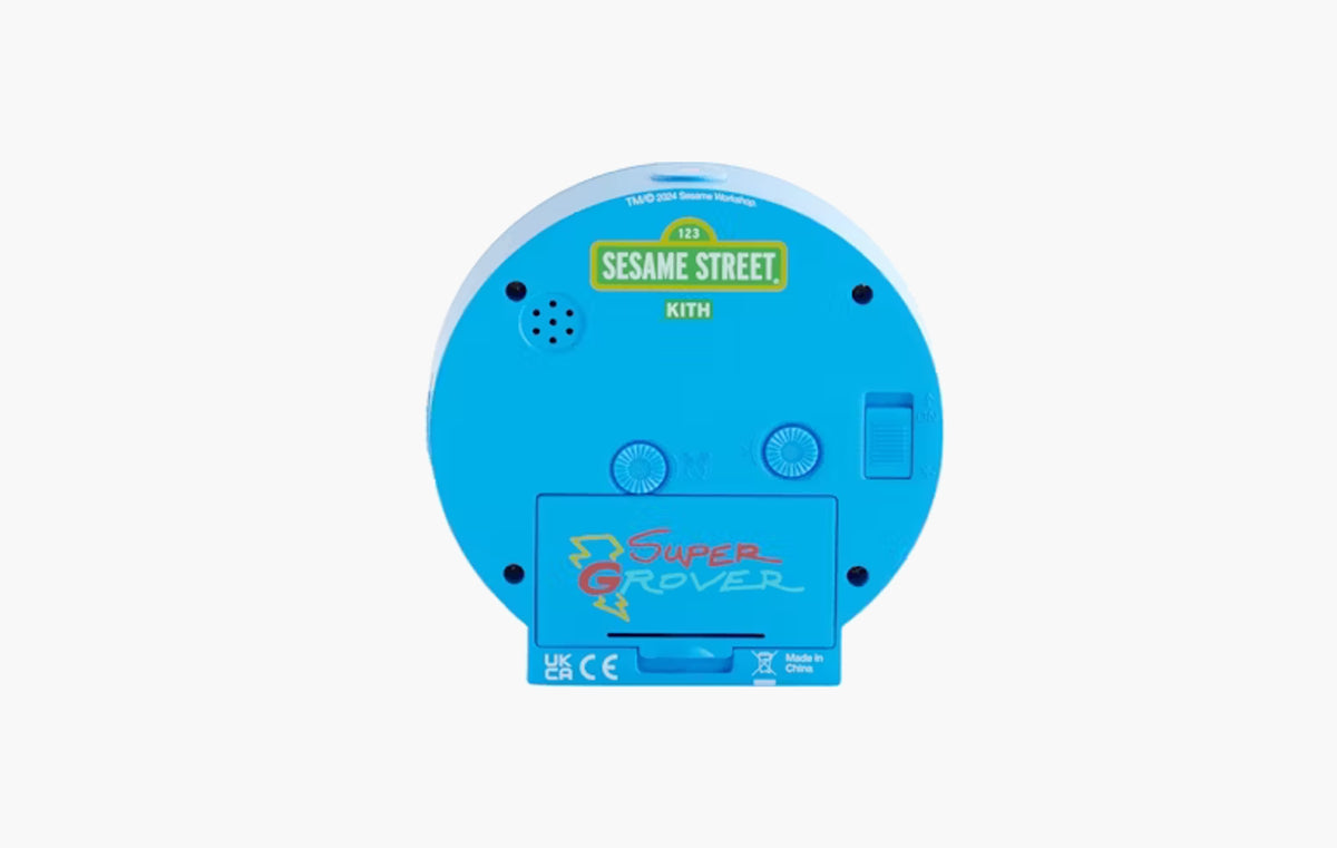 Kith x Sesame Street Kids Grover Clock "Blue"