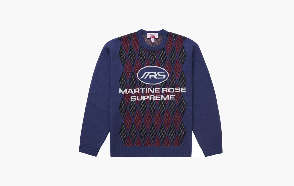 Supreme Martine Rose Sweater Blue | The Sortage