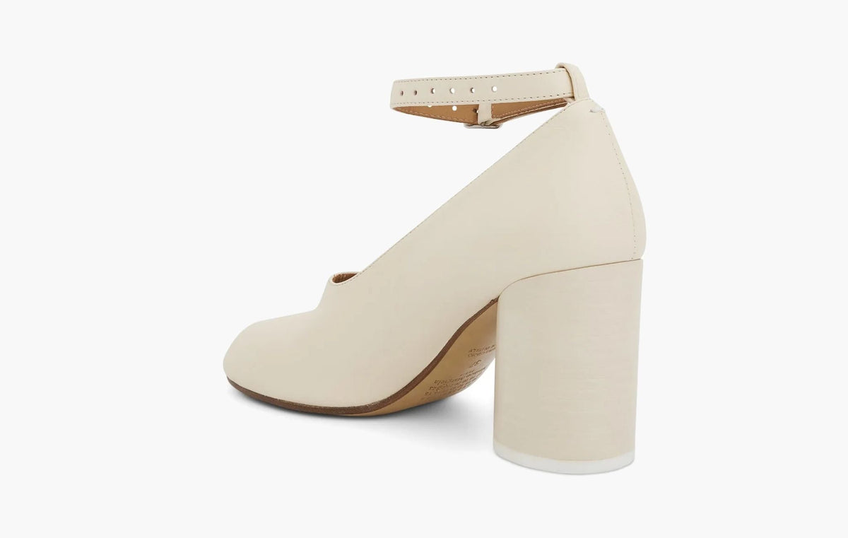 Maison Margiela Tabi Heel Pumps White | Sortage.
