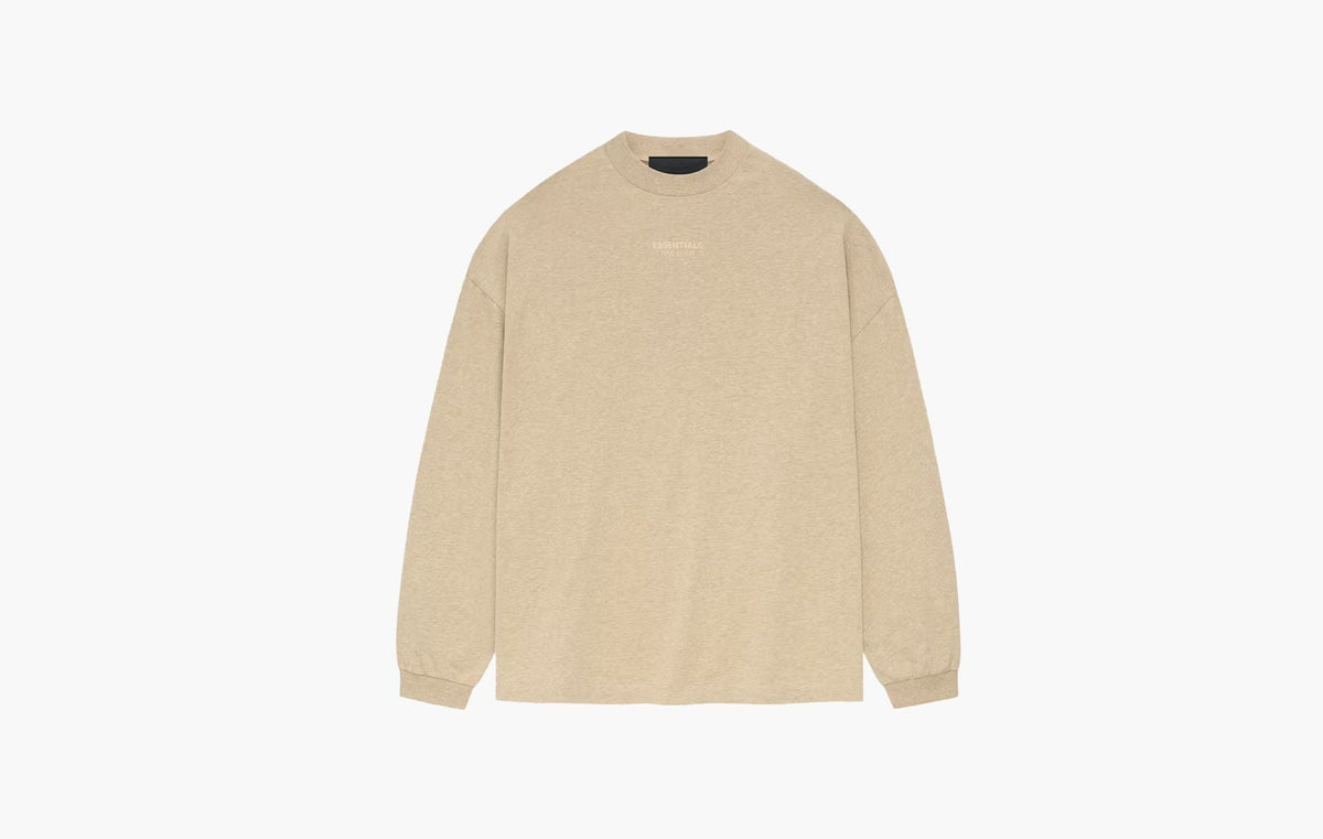 Fear Of God Essentials LS Tee Gold Heathery | The Sortage