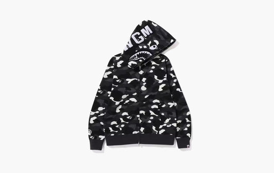 BAPE City Camo Shark WGM Full-Zip Hoodie (SS23) "Black"