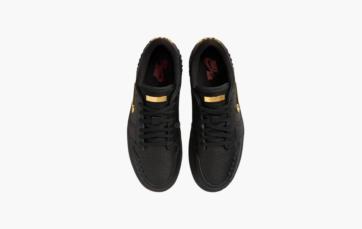 Jordan 1 Low WMNS "Method of Make Black Metallic Gold"