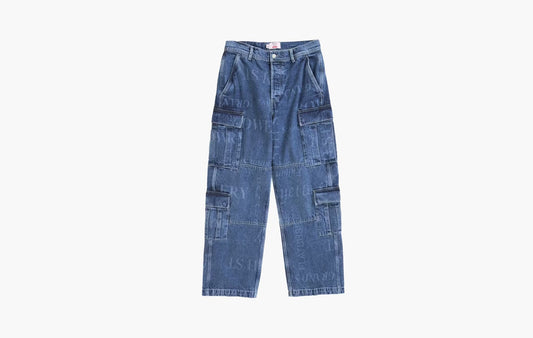 Supreme Martine Rose Denim Cargo Pant Washed Blue | The Sortage