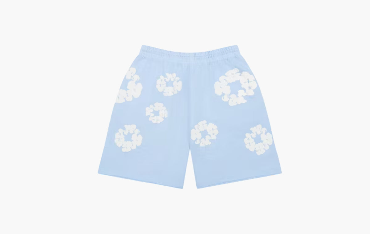 The Cotton Wreath Sweatshorts "Powder Blue"