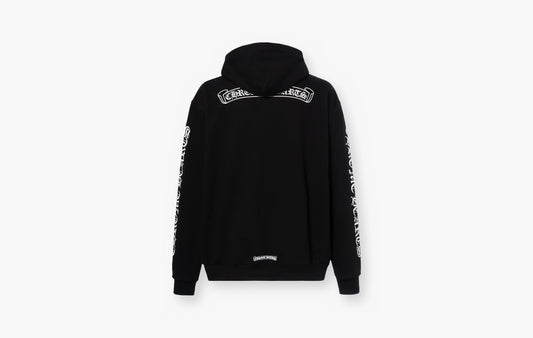 Scroll Zip Up Hoodie "Black"