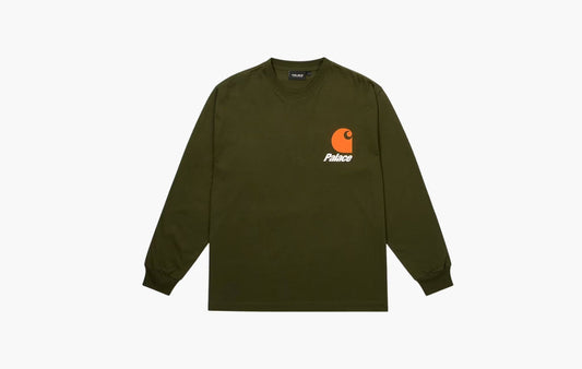 Palace x Carhartt WIP Logo Longsleeve Plant | Sortage