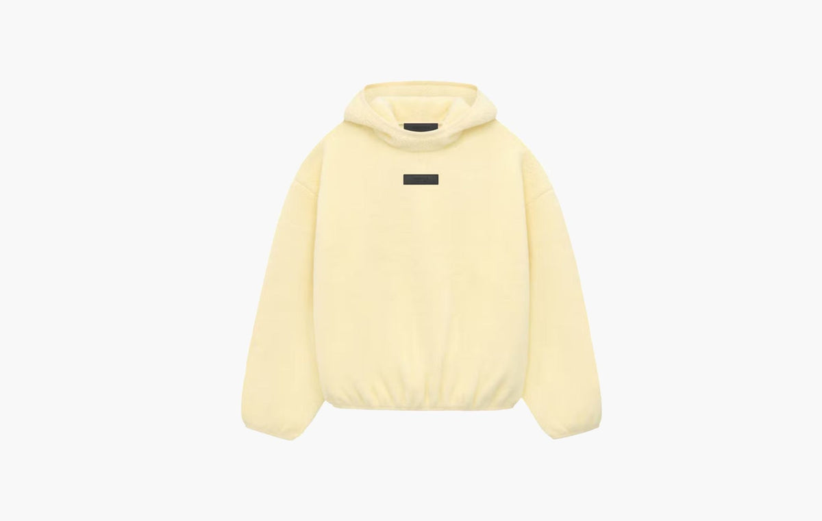 Fear Of God Essentials Polar Fleece Hoodie Garden Yellow | The Sortage