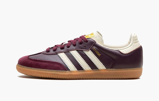 Adidas Samba OG WMNS Maroon Gold Metallic - ID0477 | The Sortage