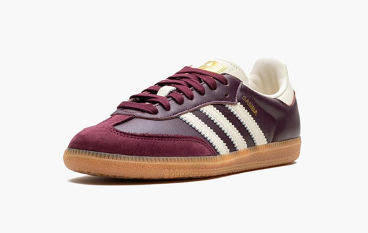 Adidas Samba OG WMNS Maroon Gold Metallic - ID0477 | The Sortage