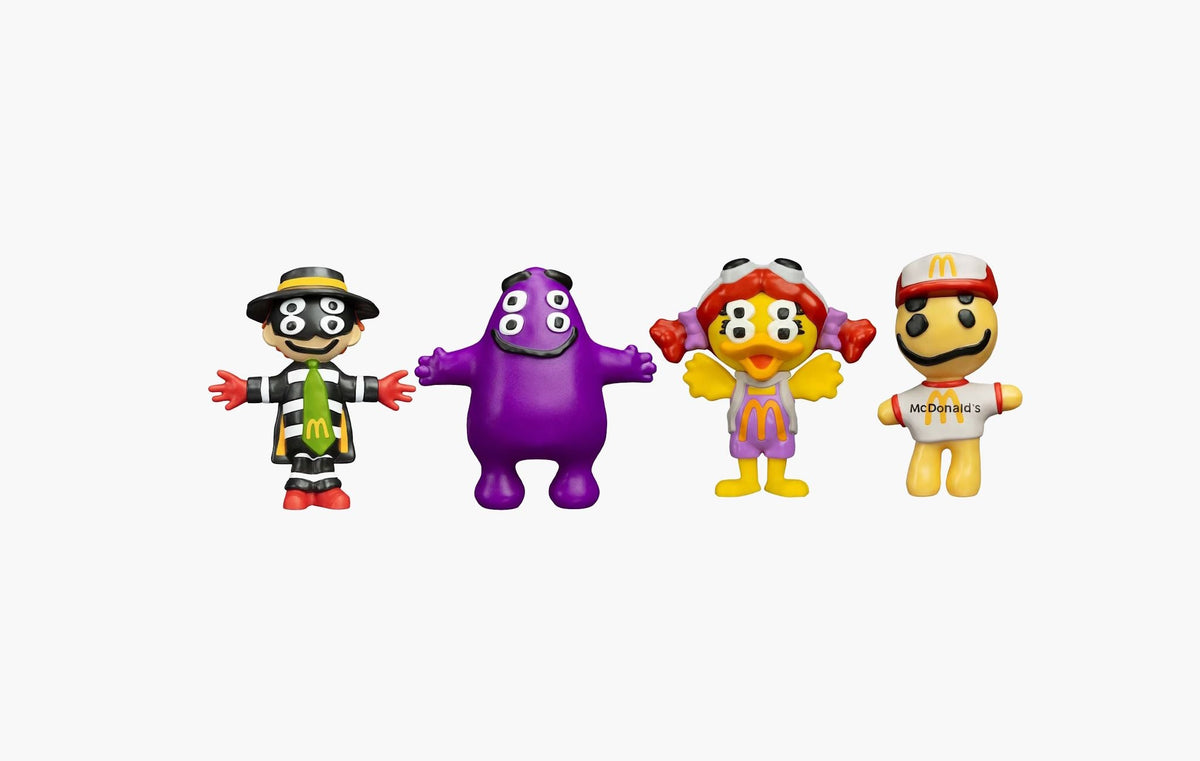 Cactus Plant Flea Market x McDonald's Toys Hamburglar Grimace Birdie The Early Bird Cactus Buddy Set of 4 Figures | The Sortage