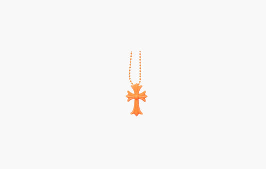 Chrome Hearts Silicone Cross Necklace Orange | The Sortage