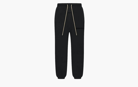 Fear of God Essentials Cream Drawstring Sweatpant Jet Black - SS23 | The Sortage
