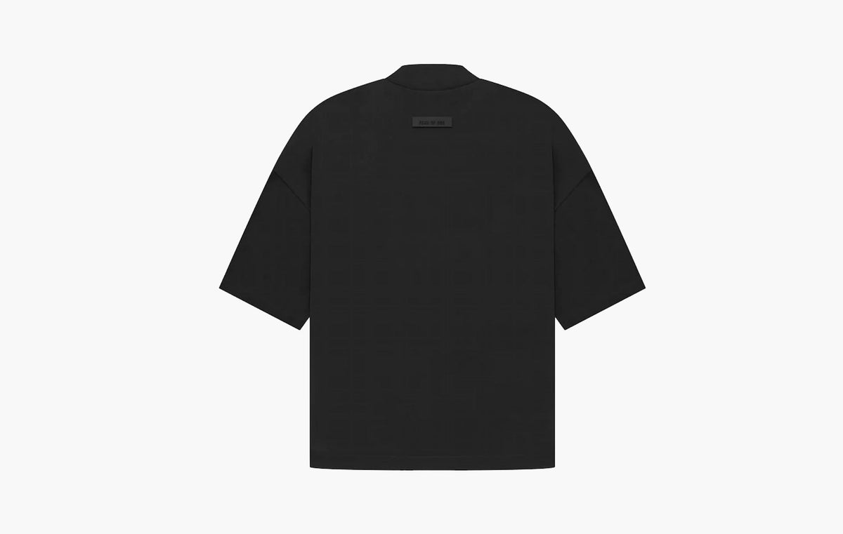 Fear of God Essentials Arch Logo Tee Jet Black | The Sortage