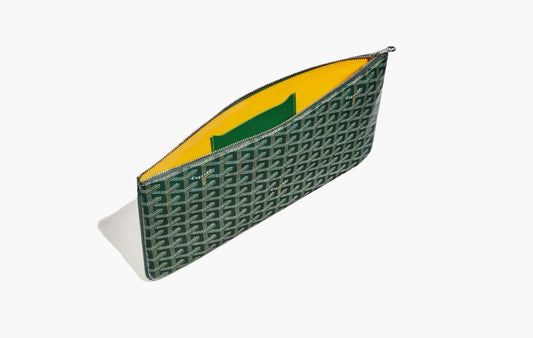 Goyard Senat Pouch MM Green | The Sortage