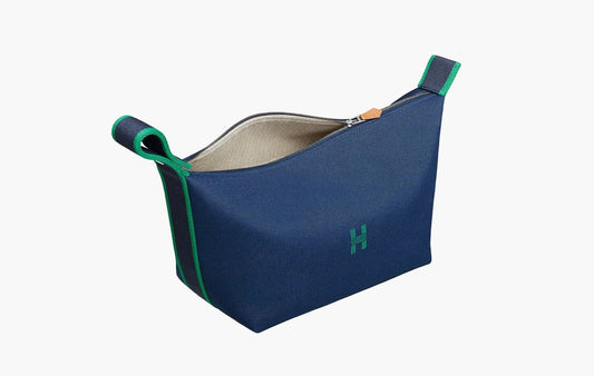 Hermes Large Bride-A-Brac Case Canvas & Marine | The Sortage