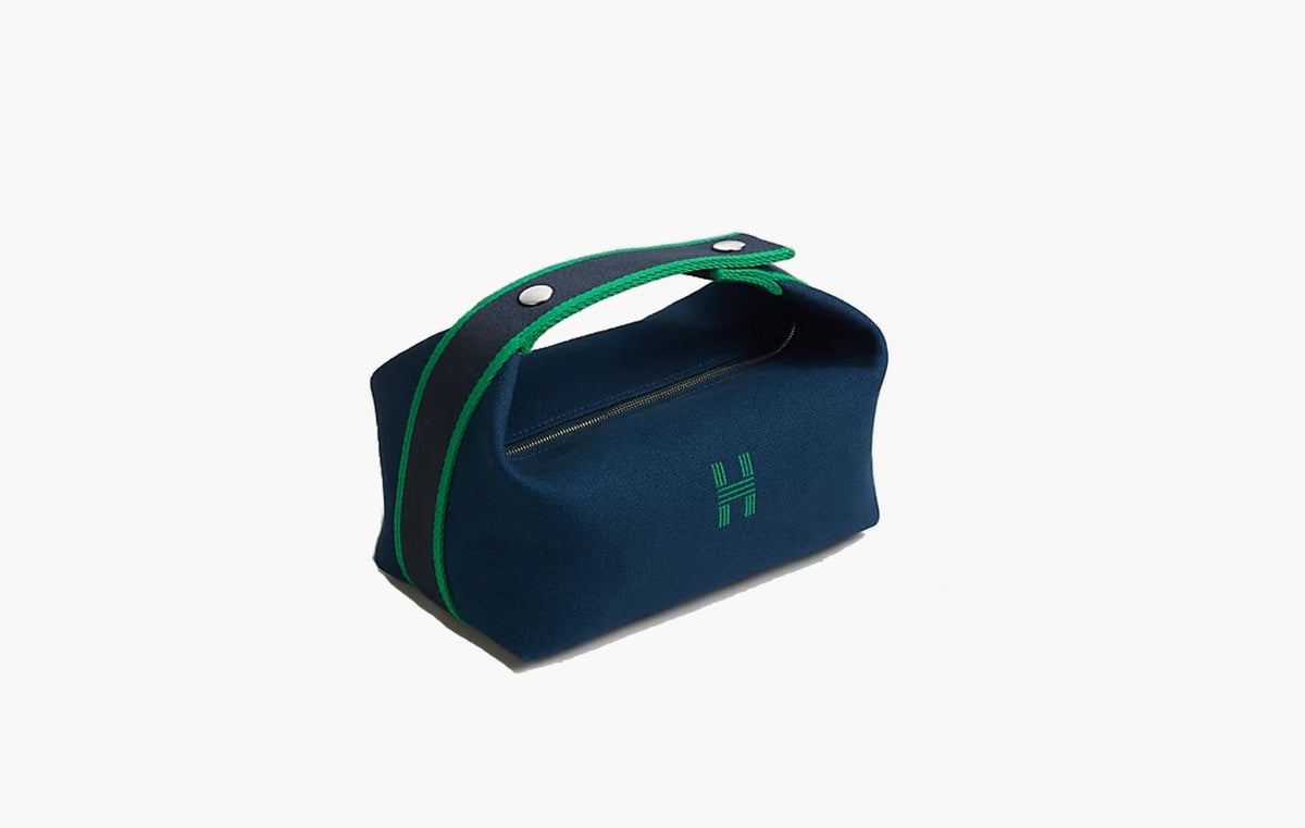 Hermes Small Bride-A-Brac Case Canvas & Marine | The Sortage