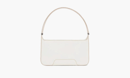 Burberry Leather TB Shoulder Bag Cream White | The Sortage
