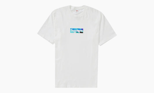 Supreme Emilio Pucci Box Logo Tee White/Blue | The Sortage