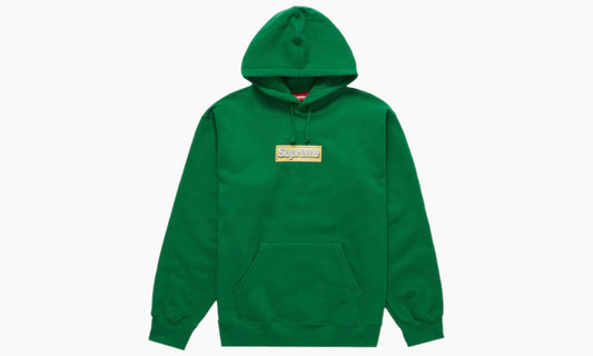 Supreme Bling Box Logo Hooded Sweatshirt Green | The Sortage