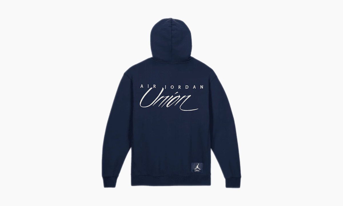 Jordan x Union MJ Fleece Hoodie College Navy Coconut Milk | The Sortage