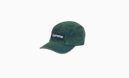 Supreme Denim Camp Cap Overdyed Green - SS23 | The Sortage