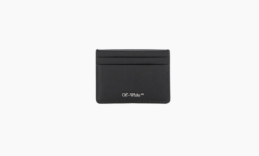 Off-White Diag Print 2 Card Slot Card Holder Black | The Sortage